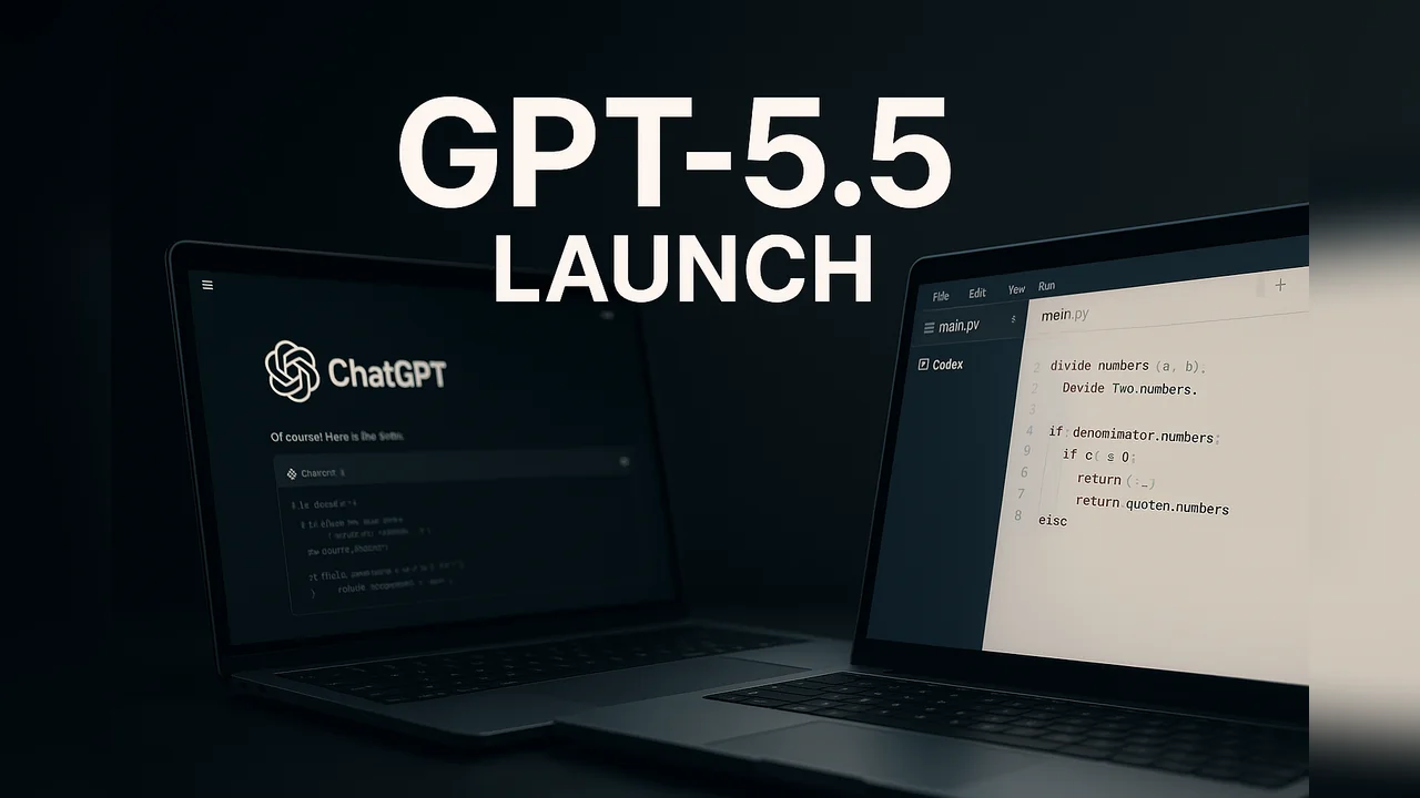GPT-5.5 Launch 2026: Now Live in ChatGPT & Codex - ai illustration