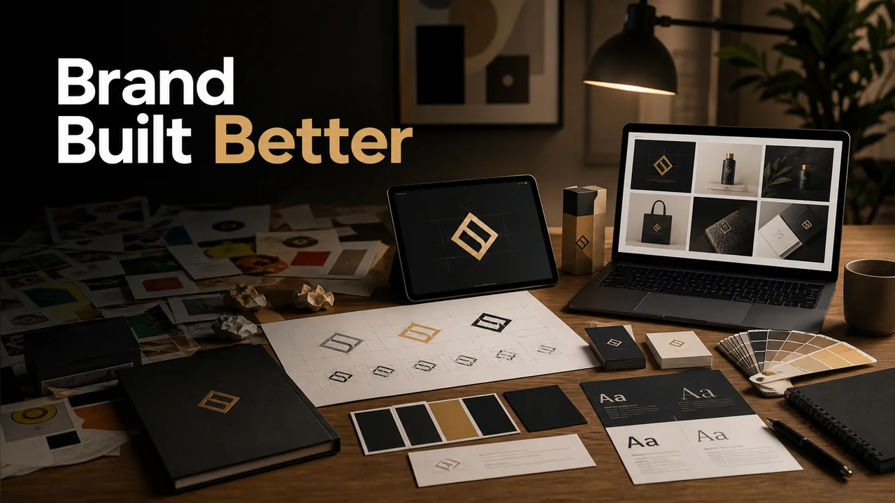 Professionele Merkidentiteit Opbouwen: Gids voor Kleine Bedrijven - graphic-design illustratie