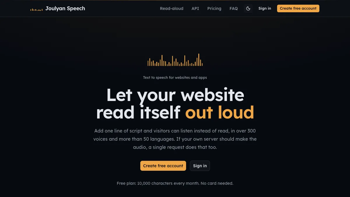 Joulyan Speech project preview image